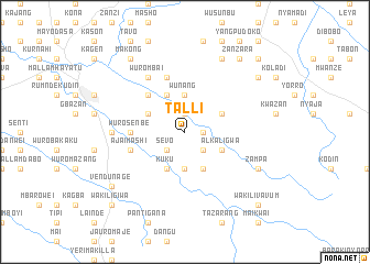 map of Talli