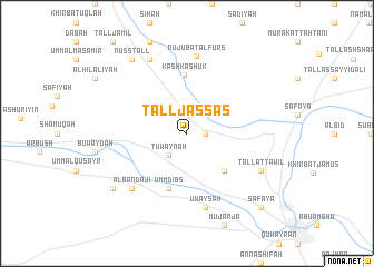 map of Tall Jassās