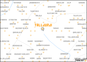 map of Tall Jurjī