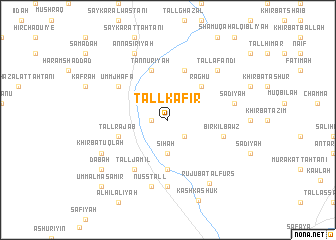 map of Tall Kāfir