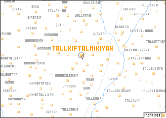 map of Tall Kīf Talmīkīyah