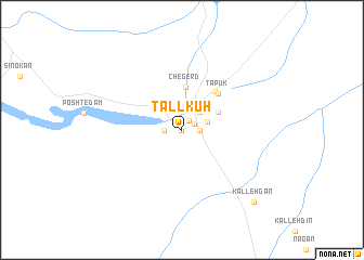 map of Tall Kūh