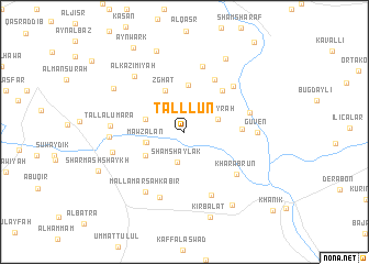 map of Tall Lūn
