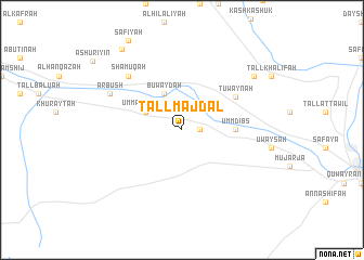 map of Tall Majdal