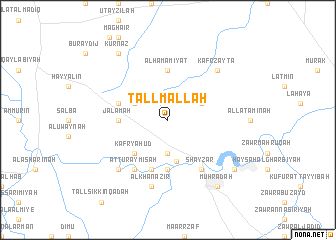 map of Tall Mallāḩ