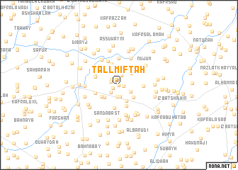 map of Tall Miftāḩ