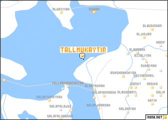 map of Tall Mukayţīr