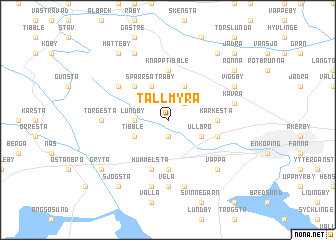 map of Tallmyra