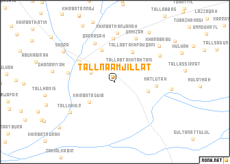 map of Tall Na‘am Jillāt