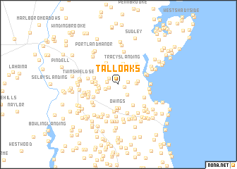 map of Tall Oaks