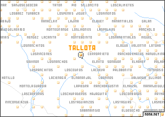 map of Tallota