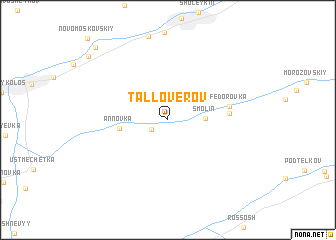 map of Talloverov