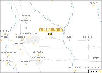 map of Tallow Wood