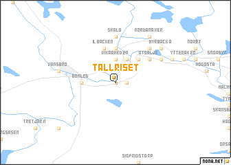 map of Tallriset