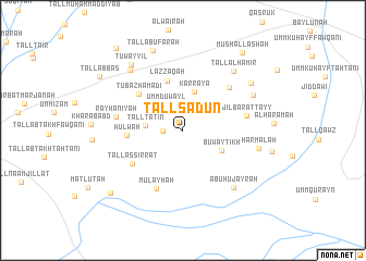 map of Tall Sa‘dūn