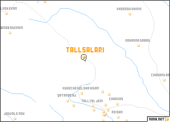 map of Tall Sālārī