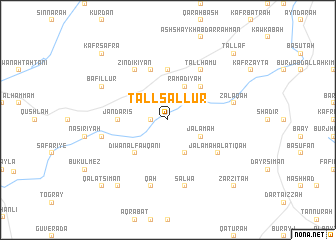 map of Tall Sallūr