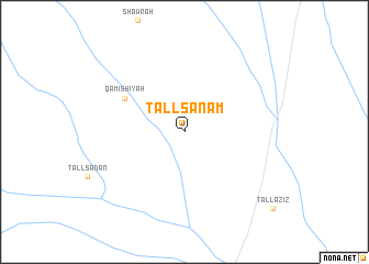 map of Tall Sanam