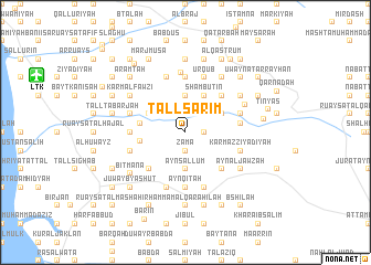 map of Tall Şārim