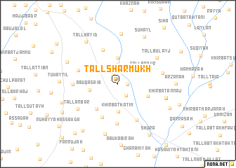 map of Tall Sharmūkh