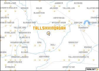 map of Tall Sikkīn Qa‘dah