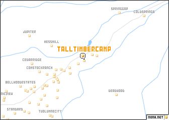 map of Tall Timber Camp