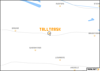 map of Tallträsk