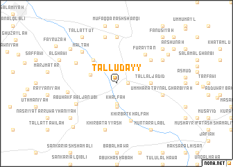 map of Tall ‘Udayy