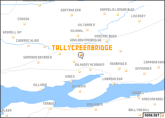 map of Tallycreen Bridge