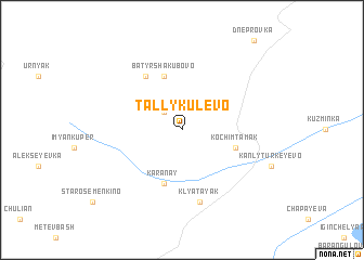 map of Tally-Kulevo