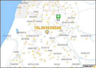 map of Talme Menashe