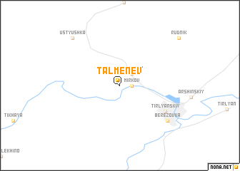 map of Talmenev