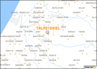 map of Talme Yeẖiʼel