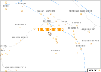 map of Tal Moḩammad