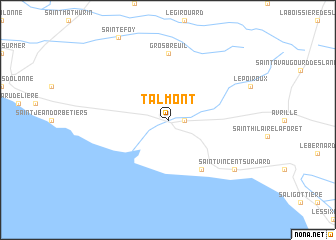 map of Talmont