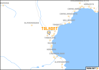 map of Talmont