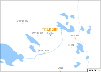 map of Talmoon