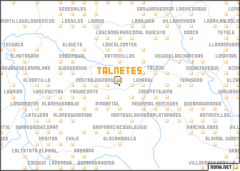 map of Talnetes