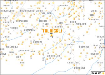 map of Talni Gali