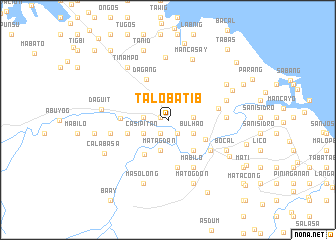 map of Talobatib