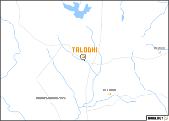 map of Talodhi