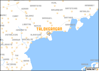 map of Talokgañgan