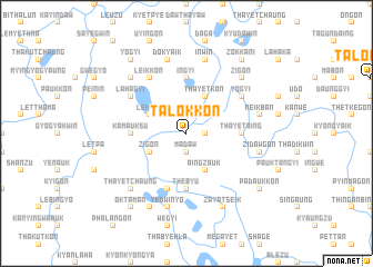 map of Talokkon