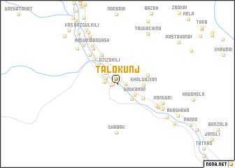 map of Talo Kunj