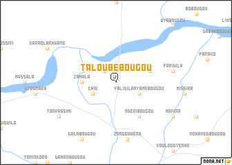 map of Taloubébougou