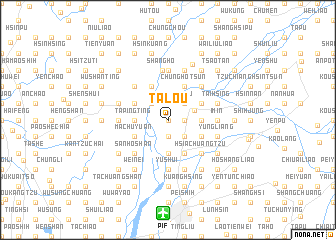 map of T\