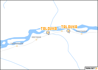 map of Talovka
