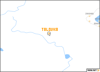 map of Talovka