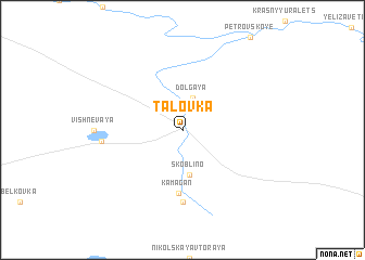 map of Talovka