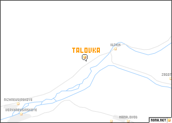 map of Talovka